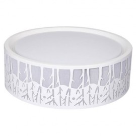 ROUND AC 220V 36W 2880LM SMD 5730 LED DIMMABLE CEILING LIGHT (SILVER AND WHITE)