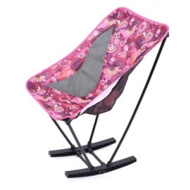 CH - 11 ULTRALIGHT FOLDING ALUMINUM ALLOY STOOL ROCKING CHAIR OUTDOOR CAMPING PICNIC FISHI