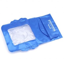 MICRO SLR CAMERA 20M PVC WATERPROOF CASE UNDERWATER DIVING BAG (BLUE)