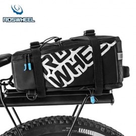 ROSWHEEL 5L MOUNTAIN BICYCLE WATERPROOF BACK SEAT PANNIER CYCLING BAG (BLACK)