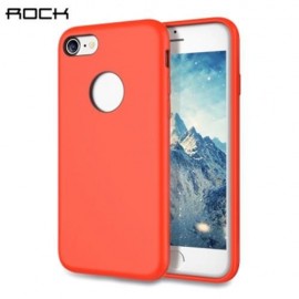 ROCK ULTRA SLIM SOFT TOUCH FLEXIBLE SILICONE SOLID COLOR PROTECTIVE BACK COVER FOR IPHONE 