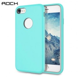 ROCK ULTRA SLIM SOFT TOUCH FLEXIBLE SILICONE SOLID COLOR PROTECTIVE BACK COVER FOR IPHONE 