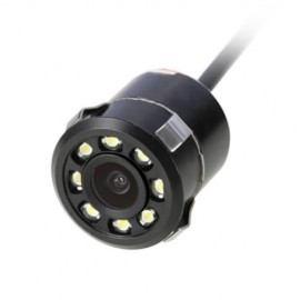 CAR 170-DEGREE REAR VIEW BACKUP CAMERA WITH 8 LEDS NIGHT VISION WATERPROOF FULL HD CCD CAM