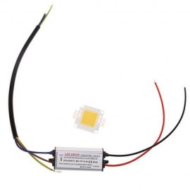 AC 85 - 265V 20W 1800LM LED SMD CHIP BULB BEAD WITH WATERPROOF DRIVER (WARM WHITE LIGHT)