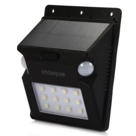 12 LEDS SOLAR POWERED MOTION SENSOR LIGHT (BLACK)