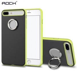 ROCK M2 MAGNETIC RING KICKSTAND PHONE CASE PROTECTIVE BACK COVER FOR IPHONE 7 PLUS (GREEN)