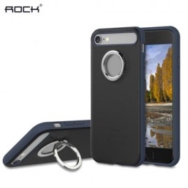 ROCK M2 MAGNETIC RING KICKSTAND PHONE CASE PROTECTIVE BACK COVER FOR IPHONE 7 (BLUE)
