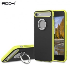 ROCK M2 MAGNETIC RING KICKSTAND PHONE CASE PROTECTIVE BACK COVER FOR IPHONE 7 (GREEN)