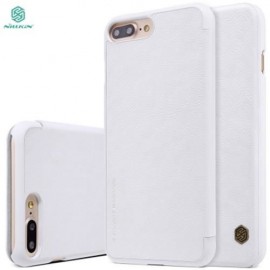 NILLKIN Q - LC QIN SERIES ULTRA SLIM PU LEATHER FLIP BACK COVER FOR IPHONE 7 PLUS (WHITE)