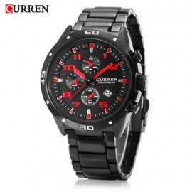 CURREN 8021 MALE QUARTZ WATCH 30M WATER RESISTANCE DECORATIVE SUB-DIAL DATE DISPLAY WRISTW