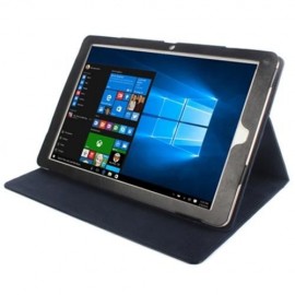 PU LEATHER PROTECTIVE CASE HIGH QUALITY FULL BODY FOLDING STAND DESIGN FOR CHUWI HI12 (BLA