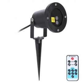 OUTDOOR 30W LED LAWN LASER LIGHT SPOTLIGHT WATERPROOF PARK GARDEN LAMP WITH REMOTE CONTROL