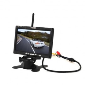 KELIMA 7 INCH CAR DISPLAY 18 LED MONITOR CAMERA SUPPORT REARVIEW CAMERA INPUT