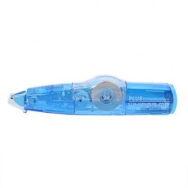 PLUS WH - 625B WHIPER MINI ROLLER CORRECTION TAPE MR REFILL STYLE (LIGHT BLUE)