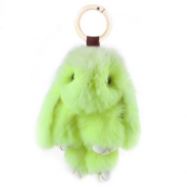 STYLISH LONG EAR DESIGN KEY RING RABBIT CAR PENDANT ACCESSORY (GRASS GREEN)