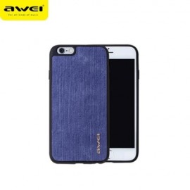 AWEI FB - 6S JEANS SOFT TPU PROTECTIVE BACK COVER FOR IPHONE 6 / 6S 4.7 INCH (BLUE)