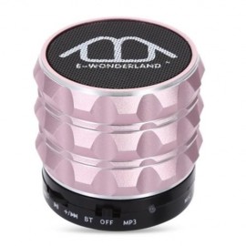 E-WONDERLAND WIRELESS BLUETOOTH BASS FM SPEAKER WITH MICROPHONE SUPPORT AUX TF CARD INPUT 