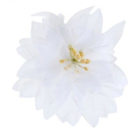 STYLISH LILY OVERSIZE FLORAL DESIGN GIRLS HAIR PIN (WHITE)
