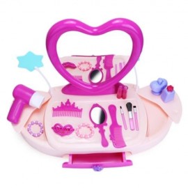 BOWA 19PCS BABY KIDS MAKEUP TOOLS BOX MINI SIMULATION EDUCATIONAL PRETEND PLAY TOY GIFT (C