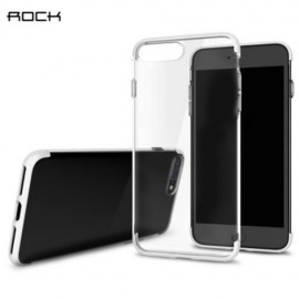 ROCK CHEER SERIES CASE TRANSPARENT TPU PROTECTIVE BACK COVER FOR IPHONE 7 PLUS (WHITE)