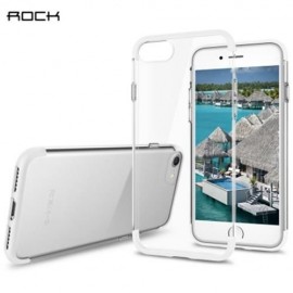 ROCK CHEER SERIES CASE TRANSPARENT TPU PROTECTIVE BACK COVER FOR IPHONE 7 (WHITE)