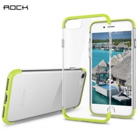 ROCK CHEER SERIES CASE TRANSPARENT TPU PROTECTIVE BACK COVER FOR IPHONE 7 (GREEN)