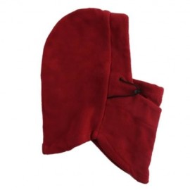 NOVEL PURE COLOR THICKENING WIND RESISTANCE FACE MASK (CLARET)