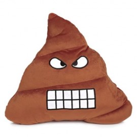 CUTE POOP EXPRESSION GRINNING EMOTICON PILLOW STUFFED PLUSH TOY HOME DECORATION CHRISTMAS 