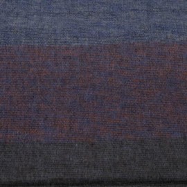 OVERSIZE STRIPE PRINT MALE WARM SCARF (CADETBLUE)