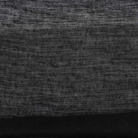 OVERSIZE STRIPE PRINT MALE WARM SCARF (WHITE AND BLACK)