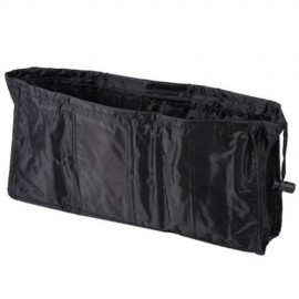MULTIFUNCTIONAL COSMETIC STORAGE BAG MAKEUP CONTAINER (BLACK)