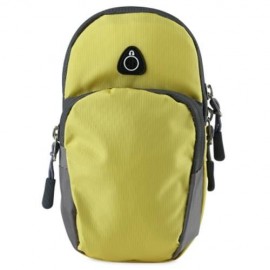 OUTDOOR SPORT CELLPHONE BAG RUNNING WRIST POUCH (YELLOW)