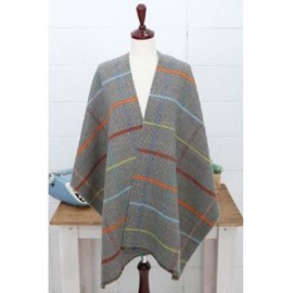 CHIC MULTICOLOR STRIPE PRINT SCARF FOR WOMEN (COLOR ASSORTED)