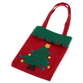 CHRISTMAS CUTE CARTOON SHOPPER BAG (RED)