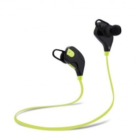QY7S BLUETOOTH V4.1 WIRELESS NOISE CANCELLING SPORT EARPHONES HEADPHONES (GREEN)
