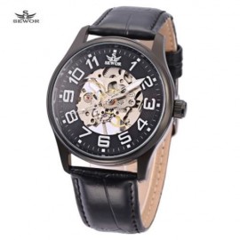 SEWOR SW037 MALE MECHANICAL WATCH WATER RESISTANCE LUMINOUS WRISTWATCH FOR MEN (BLACK)