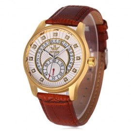 SEWOR SW060 AUTO MECHANICAL MALE WATCH CHRONOGRAPH CALENDAR LUMINOUS MEN WRISTWATCH (WHITE