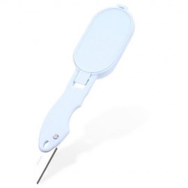 MULTIFUNCTIONAL STAINLESS STEEL FISH SCALE SCRAPER CLEANER (LAKE BLUE)
