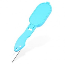 MULTIFUNCTIONAL STAINLESS STEEL FISH SCALE SCRAPER CLEANER (BLUE)