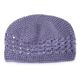 HOLLOW OUT DESIGN BABIES WARM KNITTED HAT (LIGHT PURPLE)