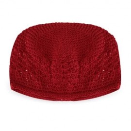 HOLLOW OUT DESIGN BABIES WARM KNITTED HAT (RED)