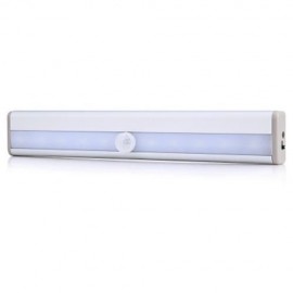 DC 3 - 6V 0.75W 200LM PIR INFRARED MOTION WIRELESS LED SENSOR LIGHTING CLOSET LAMP WITH 10