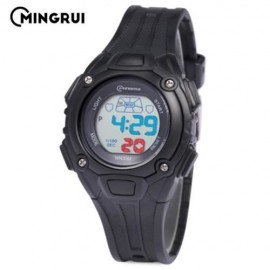 MINGRUI MR - 8548013 KIDS DIGITAL MOVT WATCH LED LIGHT DATE DAY CHRONOGRAPH 3ATM WRISTWATC