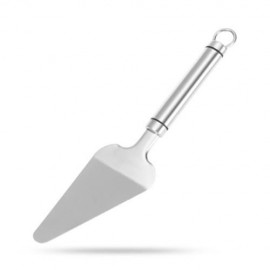 STAINLESS STEEL CHEESE KNIFE BUD CAKE PIZZA SHOVEL KITCHEN GADGET (SILVER)