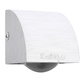 YOUOKLIGHT YK2242 TRAPEZOID 1W 80LM LED WALL LAMP BEDROOM NIGHT LIGHT (BLUE LIGHT)