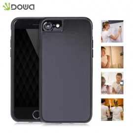 DOWA MAGICAL NANO HANDS-FREE STICKY CASE ANTI-GRAVITY SELFIE COVER FOR IPHONE 7 (BLACK)
