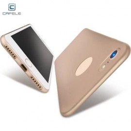 CAFELE TOUCH SERIES SOFT FLEXIBLE PROTECTIVE TPU BACK COVER FOR IPHONE 7 (GOLDEN)