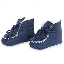 CASUAL SOFT SOLE MID-TOP BOOTS FOR TODDLER (DEEP BLUE)