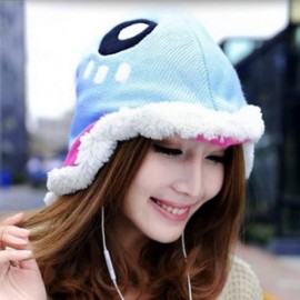 CUTE PARROT SHAPE DESIGN FUZZY KNITTED HAT FOR WOMEN (COLOR ASSORTED)
