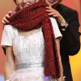 CHIC COLOR BLOCK SCARF FOR WOMEN (AS THE PICTURE)